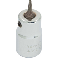 Douille &agrave; embout, Torx, T7 x 2-1/8" lo, Prise 3/8" Meunier Outillage Industriel