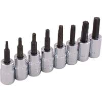Jeu de douilles, Torx, Prise 3/8", 8 mrcx Meunier Outillage Industriel