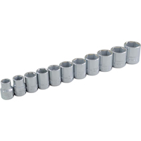 Jeu de douilles, 11 Mcx, Prise de 3/8" Meunier Outillage Industriel