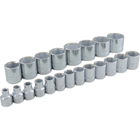 Jeu de douilles, 21 Mcx, Prise de 3/8" Meunier Outillage Industriel