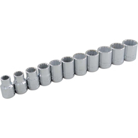 Jeu de douilles, 11 Mcx, Prise de 3/8" Meunier Outillage Industriel