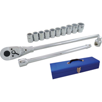 Jeu de douilles et accessoires, 15 Mcx, Prise de 3/4" Meunier Outillage Industriel