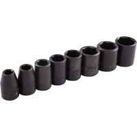 Jeu de douilles, 8 Mcx, Chocs, Prise de 3/8" Meunier Outillage Industriel