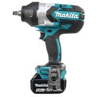 Cordless High Torque Impact Wrench Kit, 18 V, 1/2" Socket Meunier Outillage Industriel