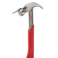 Curved Claw Smooth-Face Hammer, 20 oz., Solid Steel Handle, 14" L Meunier Outillage Industriel