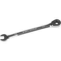 SAE Ratcheting Combination Wrench, 12 Point, 1/4", Chrome Finish Meunier Outillage Industriel