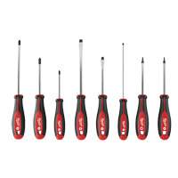 Screwdriver Set with Square Drive, 8 Pcs., Magnetic Meunier Outillage Industriel