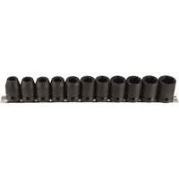 Jeu de douilles, 11 Mcx, Chocs, Prise de 1/2" Meunier Outillage Industriel
