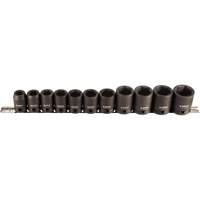 Jeu de douilles, 11 Mcx, Chocs, Prise de 1/2" Meunier Outillage Industriel