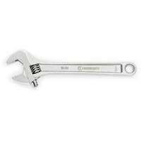 Adjustable Wrench, 12" L, 1-1/2" Max Width, Chrome Meunier Outillage Industriel
