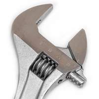 Adjustable Wrench - Boxed, 10" L, 1-5/16"/34 mm Max Width, Chrome Meunier Outillage Industriel