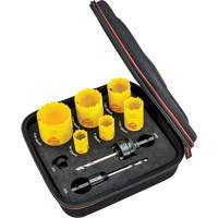 Deep Cut Hole Saw Kit, 9 Pieces Meunier Outillage Industriel