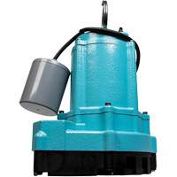 Pompe d'effluent de série 9EC, 70 gal./min, 115 V, 7,5 A, 4/10 CV UAK146 | Meunier Outillage Industriel