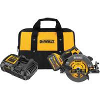 Ensemble de scie circulaire sans balai Flexvolt Max avec frein &eacute;lectrique, 7-1/4", 60 V Meunier Outillage Industriel