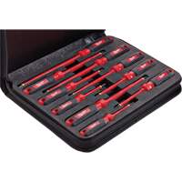 Insulated Screwdriver Set with EVA Foam Case, 10 Pcs. Meunier Outillage Industriel