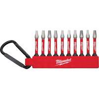 Jeu dembouts pour tournevis &agrave; chocs Shockwave, Carr&eacute;e, #2, Prise 1/4" Meunier Outillage Industriel