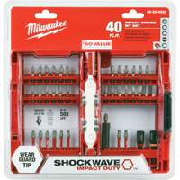 Jeu de 40 embouts de visseuse &agrave; percussion Shockwave Impact-Duty Meunier Outillage Industriel