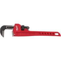 Steel Pipe Wrench, 2" Jaw Capacity, 14" Long, Powder Coated Finish, Ergonomic Handle UAL236 | Meunier Outillage Industriel
