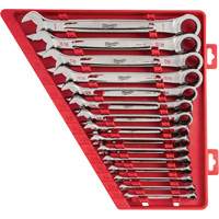 Ratcheting Wrench Set, Combination, 15 Pieces, Imperial Meunier Outillage Industriel