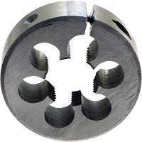 DRILLCO Round Adjustable Pipe Die, 1/16"-27 Thread, High Speed Steel Meunier Outillage Industriel