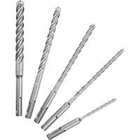 MX4 4-Cutter Rotary Hammer Drill Bit Kit, 5 Pieces, Carbide Meunier Outillage Industriel