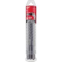 MX4 4-Cutter Rotary Hammer Drill Bit Kit, 6 Pieces, Carbide Meunier Outillage Industriel