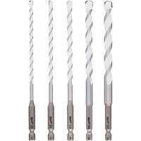 Shockwave Multi-Material Drill Bit Set, 5 Pieces, Carbide Meunier Outillage Industriel
