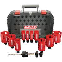 General Purpose Bi-Metal Hole Saw Set, 14 Pieces Meunier Outillage Industriel