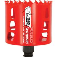 Wood & Metal Hole Saw, 3-1/8", 2-3/8" Depth of Cut, Carbide Meunier Outillage Industriel