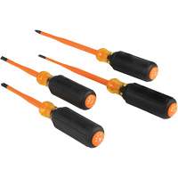 Slim-Tip Insulated Screwdriver Set, 1000 V, 4 Pcs Meunier Outillage Industriel