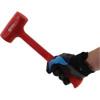 One-Piece Dead Blow Hammer, 10.5 lbs., Smooth Grip, 30" L Meunier Outillage Industriel