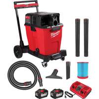 M18 Fuel Cordless Dual-Battery Wet/Dry Vacuum, 18 V, 12 gal. Capacity Meunier Outillage Industriel