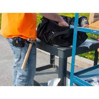 Steel Loop Tool Holder, Hammer Holder, Leather, 0 Pockets Meunier Outillage Industriel