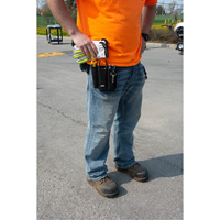 Lineman's Tool Pouch, Multiple Tool Holder, Leather, 3 Pockets Meunier Outillage Industriel