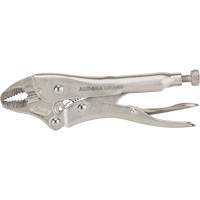 Locking Pliers with Wire Cutter, 5" Length, Curved Jaw UAV664 | Meunier Outillage Industriel