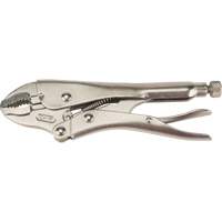 Locking Pliers with Wire Cutter, 7" Length, Curved Jaw UAV665 | Meunier Outillage Industriel