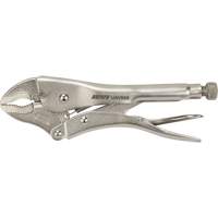 Locking Pliers with Wire Cutter, 10" Length, Curved Jaw UAV666 | Meunier Outillage Industriel