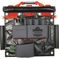 Sac &agrave; outils de camion nacelle avec points dancrage &agrave; outil, Nylon, 8 pochettes, Gris Meunier Outillage Industriel