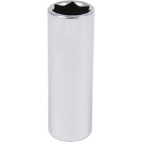 Douille chrom&eacute;e, 9/16", Prise 3/8", 6 pans, Profond Meunier Outillage Industriel