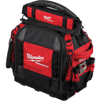 PackOut™ 15" Structured Tool Bag, Ballistic Polyester, 65 Pockets, Red UAW014 | Meunier Outillage Industriel