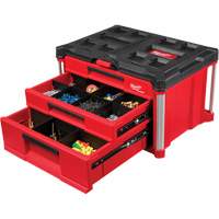 PackOut™ 3-Drawer Tool Box, 22-1/5" W x 14-3/10" H, Red UAW032 | Meunier Outillage Industriel