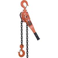 KLP Series Lever Chain Hoists, 10' Lift, 6000 lbs. (3 tons) Capacity, Steel Chain UAW098 | Meunier Outillage Industriel