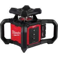 M18™ Red Exterior Rotary Laser Level Kit with Receiver, 2000' (609.6 m) UAW806 | Meunier Outillage Industriel