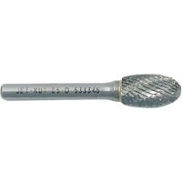 E3-DC JET-KUT&reg; GP Oval Shape Carbide Bur, 3/8" Dia. Meunier Outillage Industriel