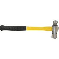 Ball Pein Hammer, 24 oz. Head Weight, Plain Face, Fibreglass Handle UAX250 | Meunier Outillage Industriel