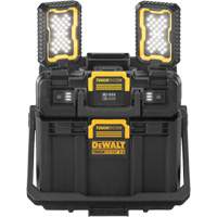 TOUGHSYSTEM<sup>®</sup> 2.0 Adjustable Work Light with Storage, 11" W x 16" D x 14" H, Black/Yellow UAX514 | Meunier Outillage Industriel