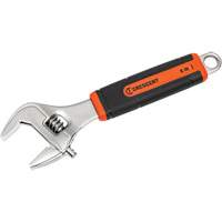 Adjustable Wrench, 6" L, 26 mm/1-4/5" Max Width, Chrome/Polished Meunier Outillage Industriel