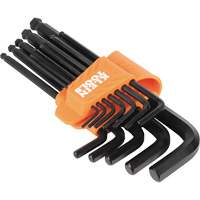 L-Style Ball-End Hex Key Wrench Set, 12 Pcs., Imperial Meunier Outillage Industriel