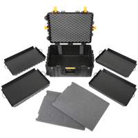 Heavy-Duty Portable Rolling Tool Case, 18-3/5" W x 24-3/5" D x 11-1/2" H, Black UAX576 | Meunier Outillage Industriel