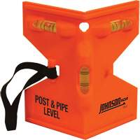 Poteau orange et niveau de tuyau Meunier Outillage Industriel